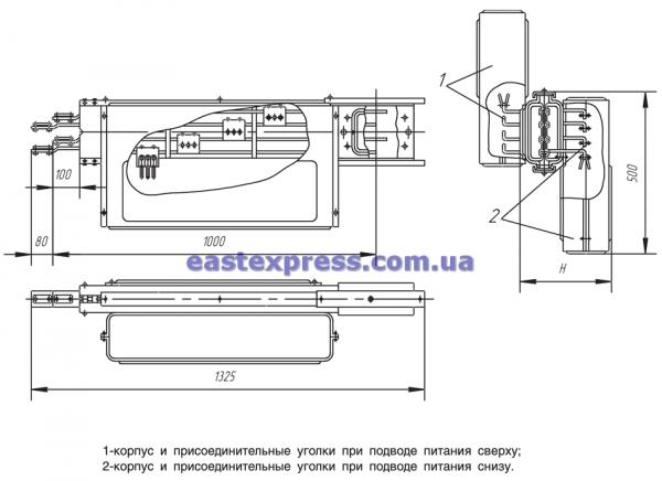 Секции вводные У4056, У4076, У5056, У5076